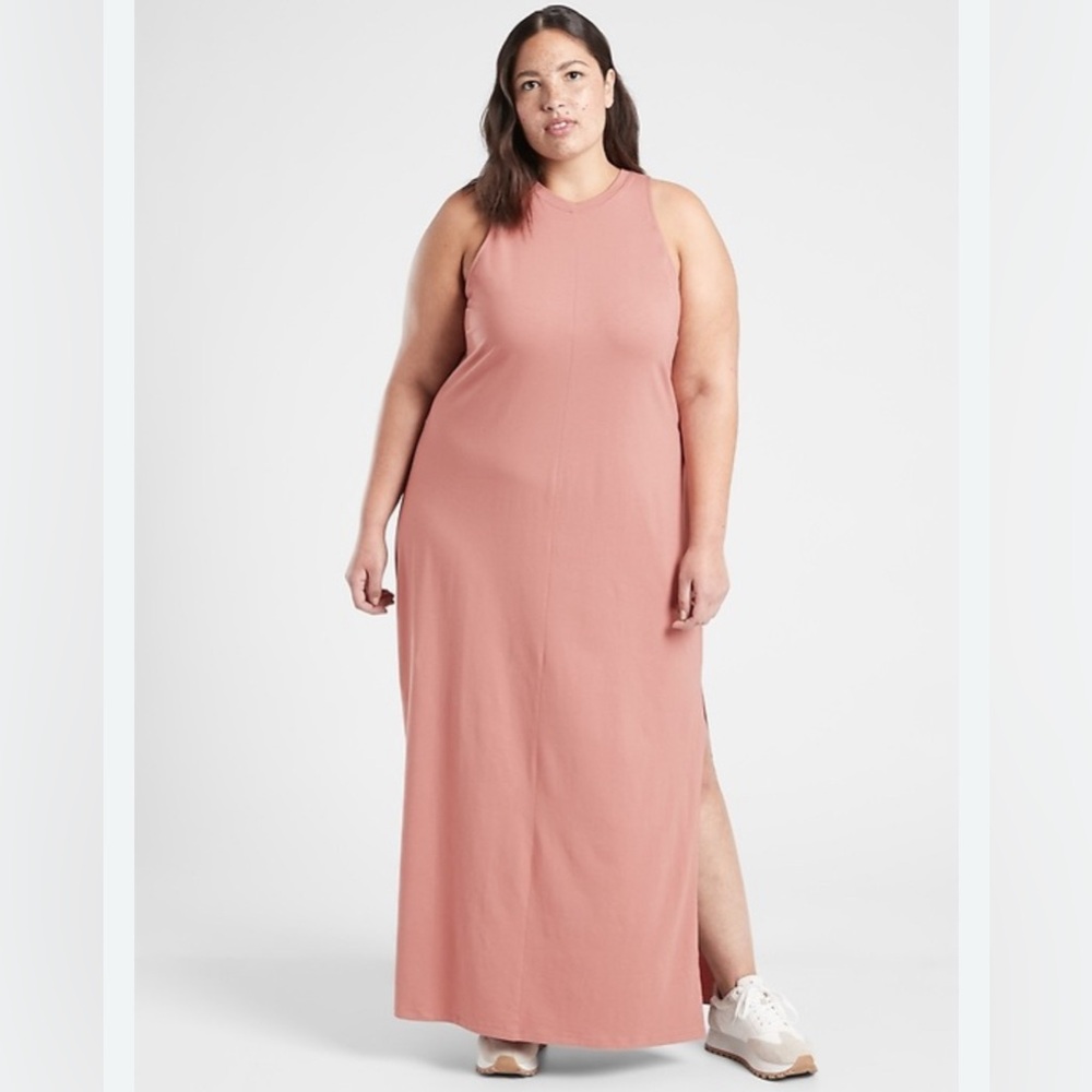 Athleta Destination Plus Size Maxi 1X in Palermo Pink